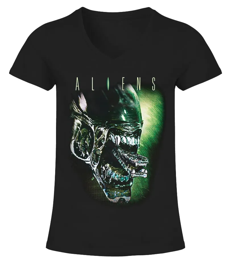 001. Alien BK Camiseta cuello pico Mujer