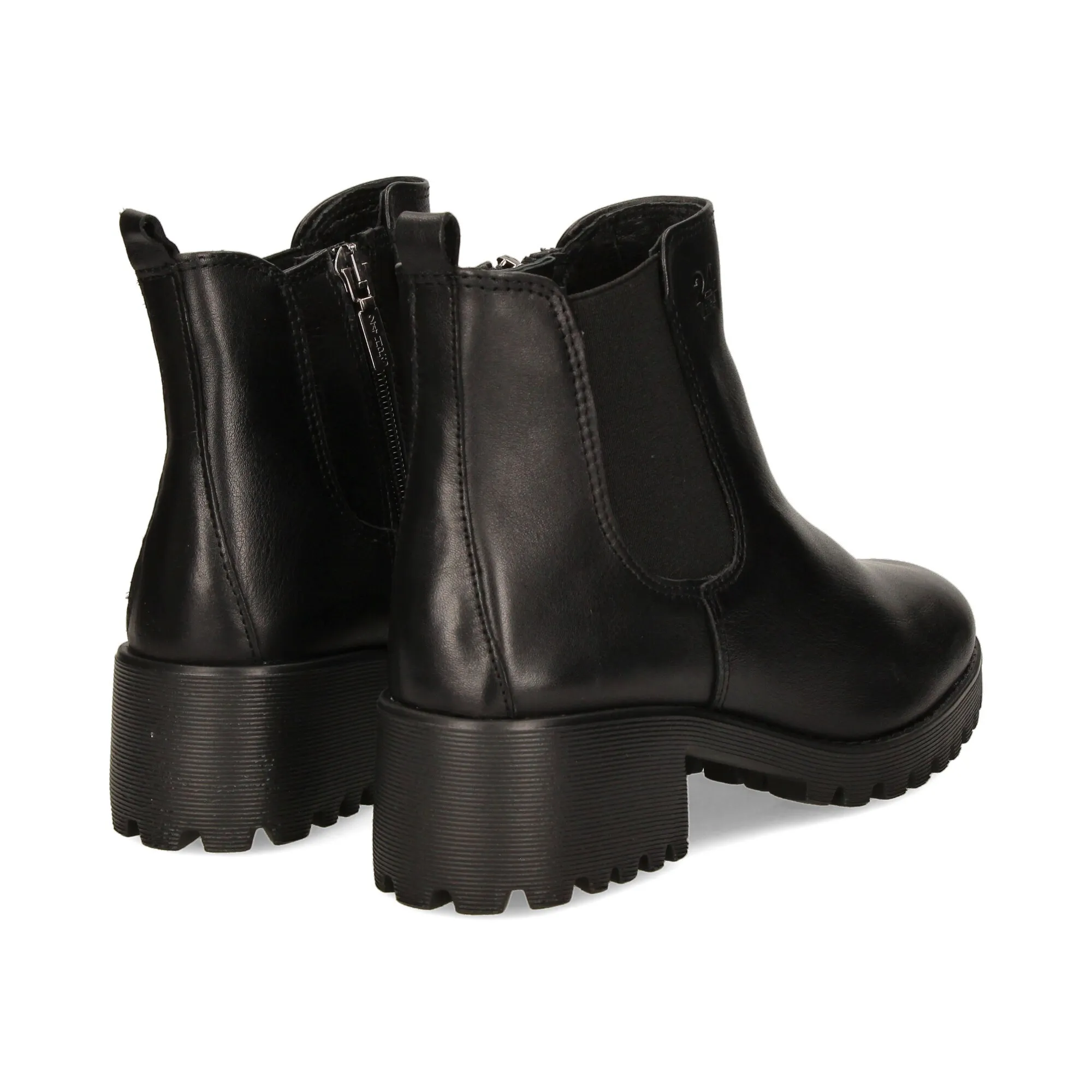 24 HORAS BOTINES CON TACóN DE MUJER MISTS NEGRO