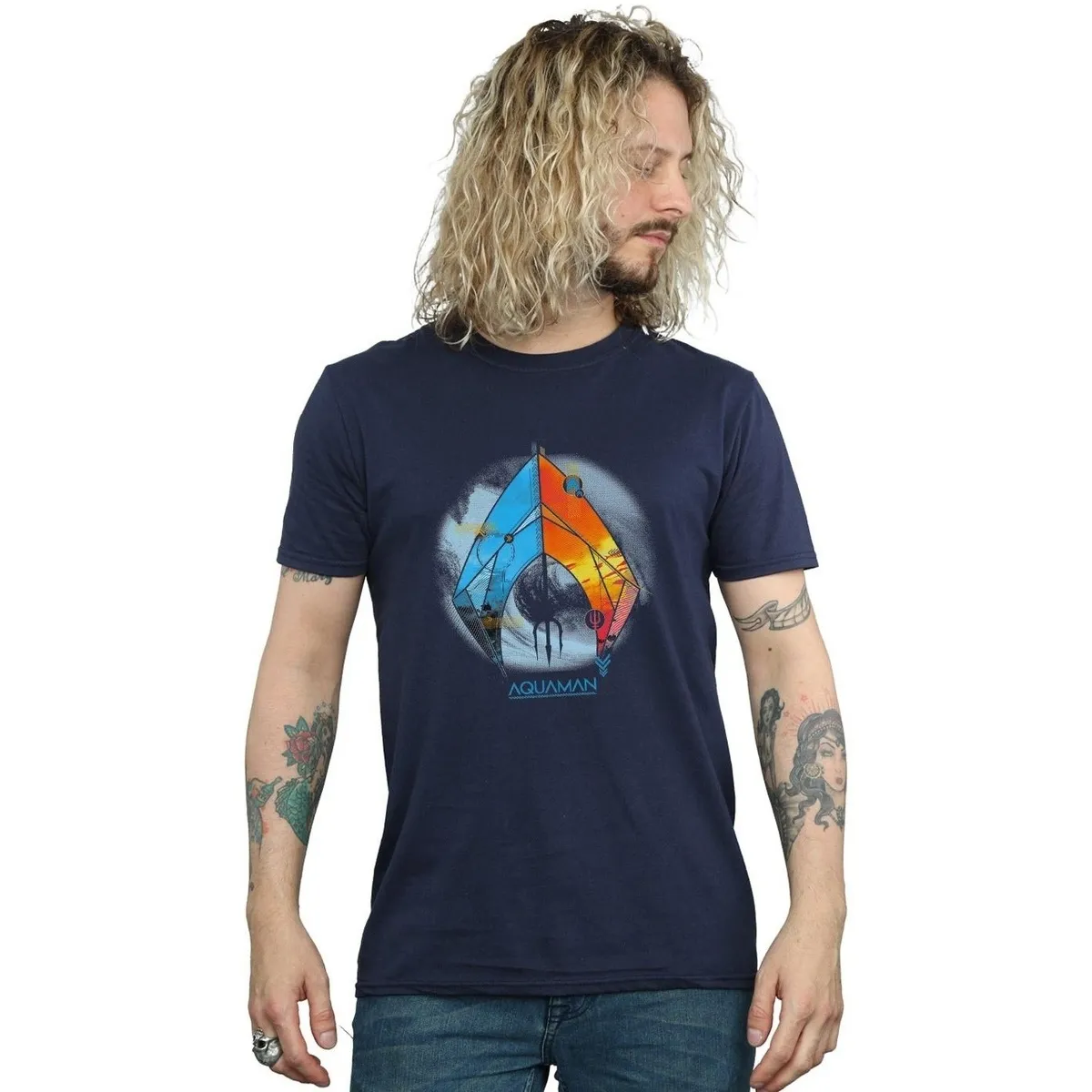 Aquaman Tropical Logo
