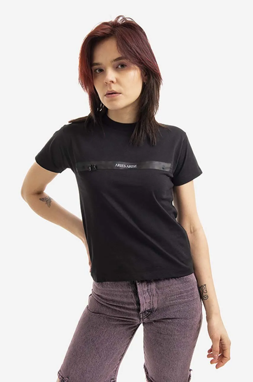 Aries Shrunken Zip Tee