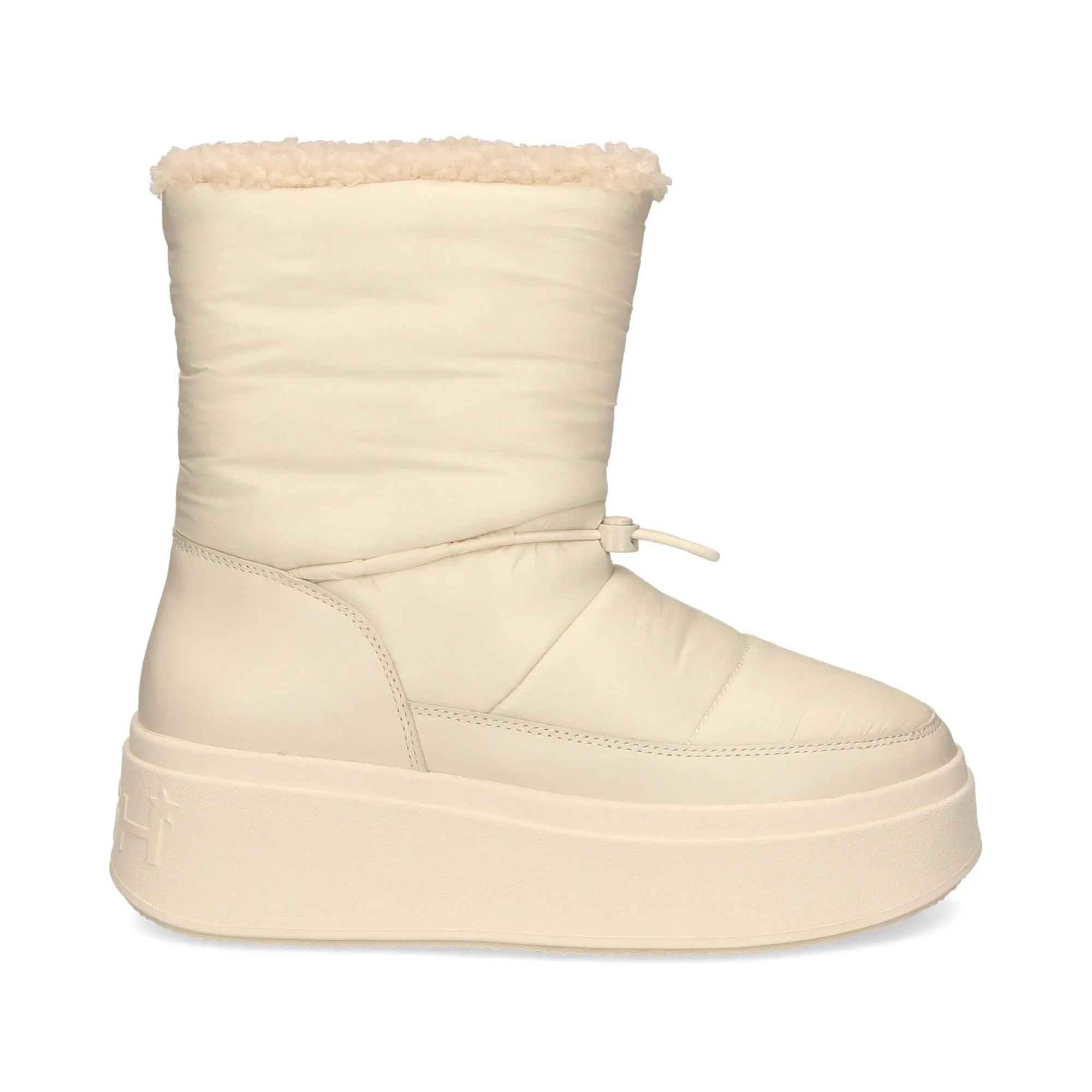 ASH Botines con tacón de Mujer TOFU/TOFU