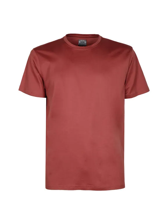 Baci & Abbracci Camiseta de hombre de algodón de manga corta