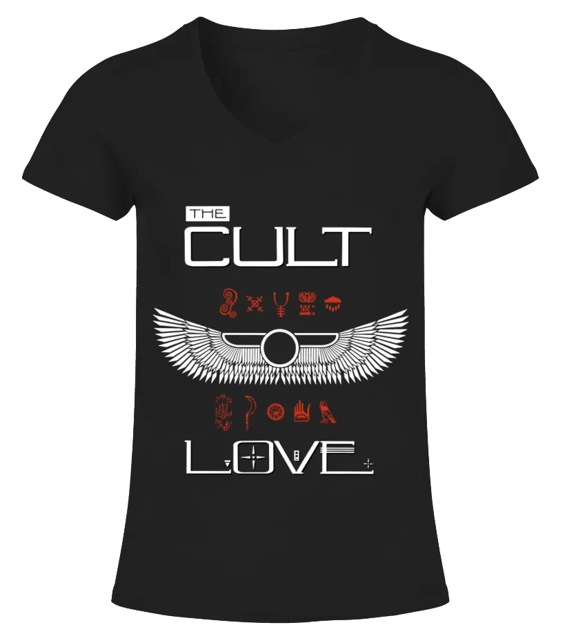 BK.The Cult (4) Camiseta cuello pico Mujer