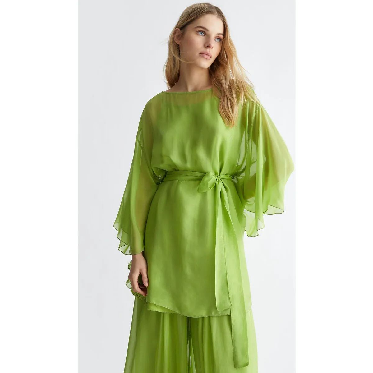 Blusa en mezcla de seda