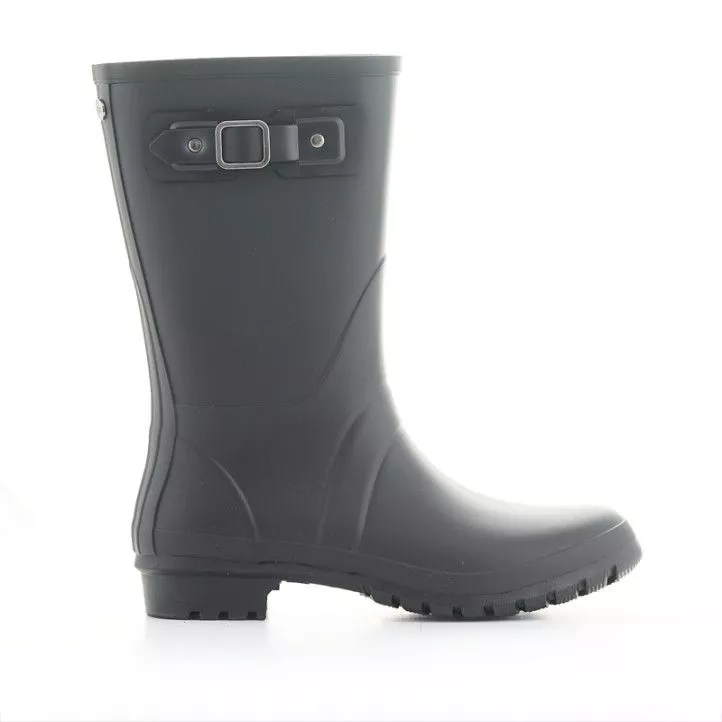 Botas agua Igor negras con hebilla y suela dentada