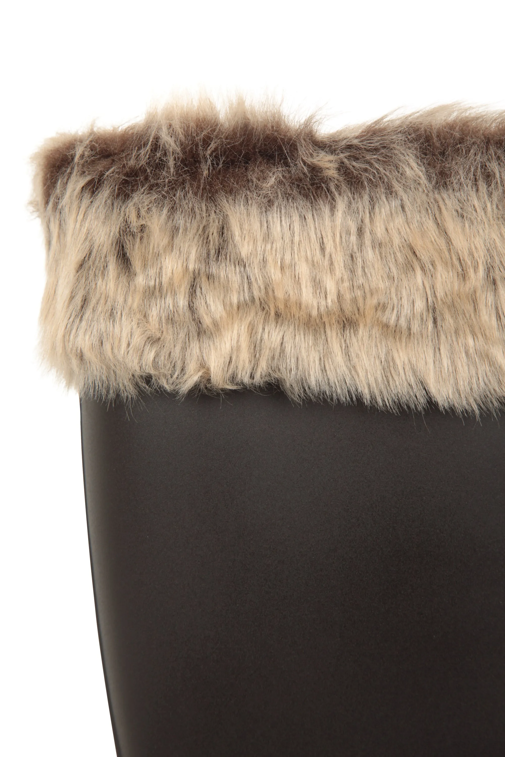 Botas de agua de piel sintética mujer
