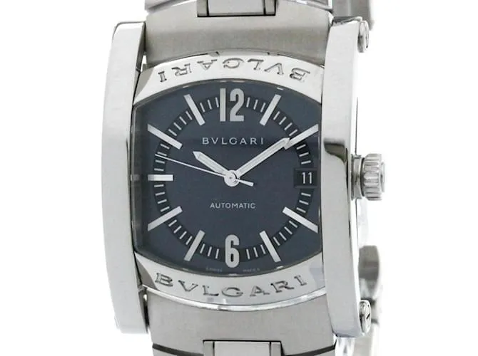 Bulgari Reloj automático para hombre Bvlgari Assioma de acero AA44S 
