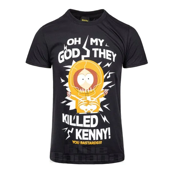 Camiseta oficial de South Park They Killed Kenny (negra)