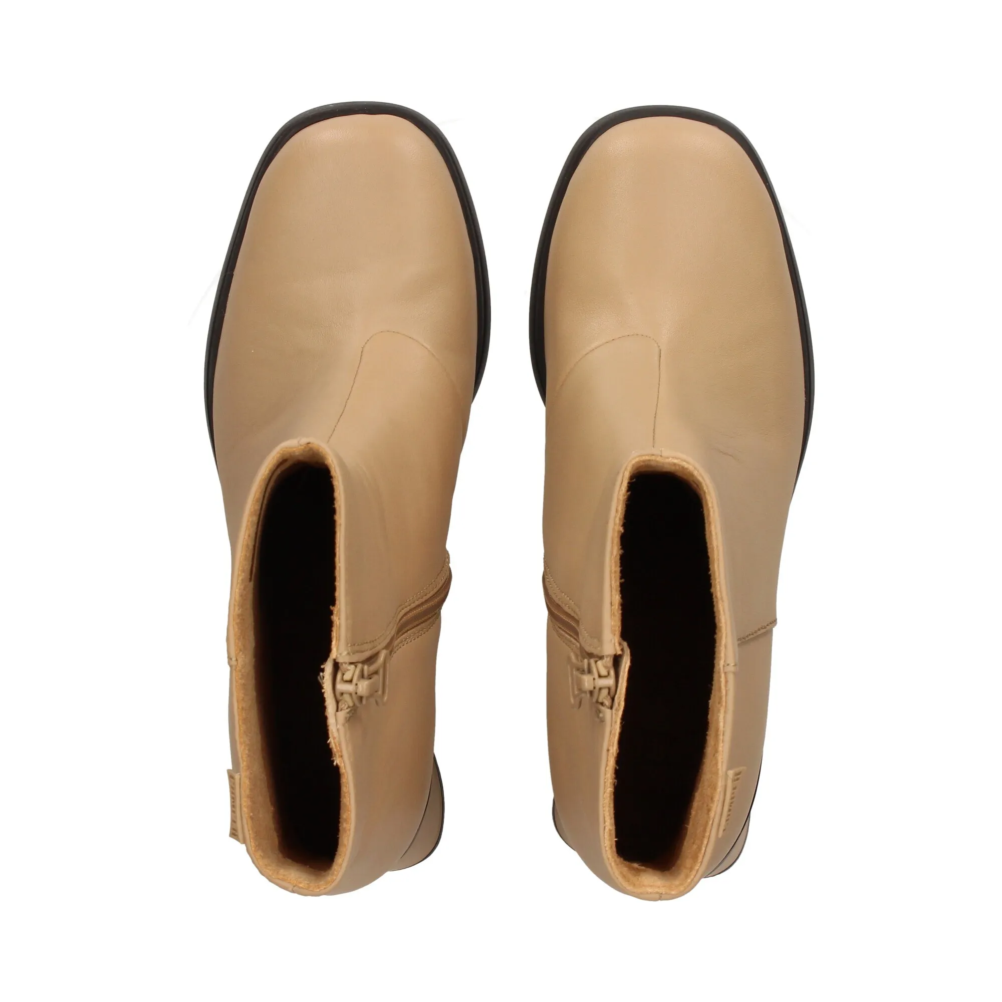 CAMPER Botines con tacón de Mujer 007 BEIGE