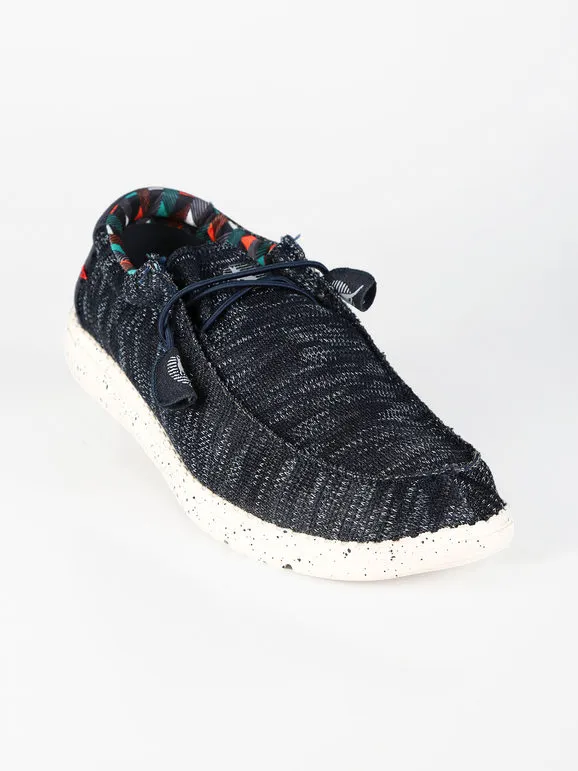 Canguro mocasines de tela para hombre