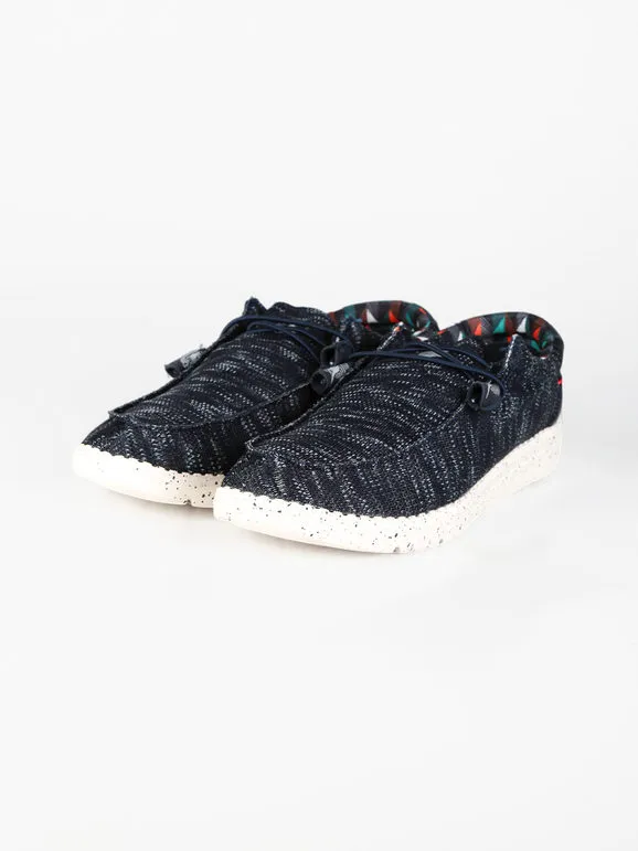 Canguro mocasines de tela para hombre