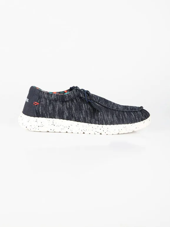 Canguro mocasines de tela para hombre