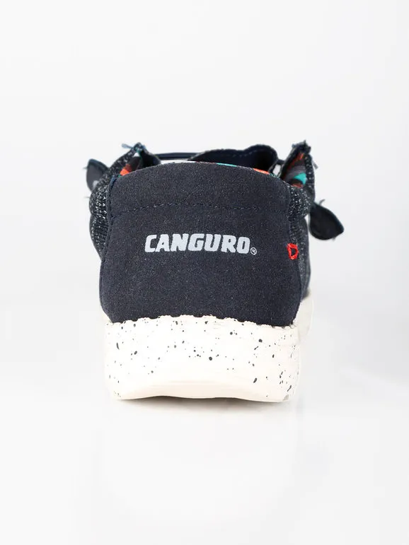 Canguro mocasines de tela para hombre