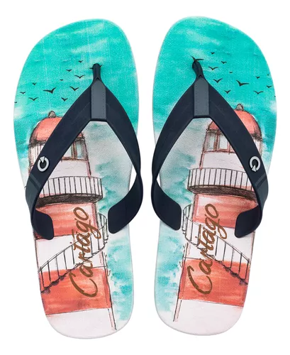 Cartago Sandalia Flip Flop Faro Playa Alberca Hombre 84897