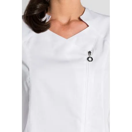 Chaqueta blanca de manga larga