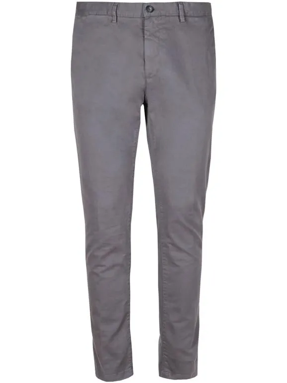 CHINOS & COTTON PANTALóN SLIM FIT EN ALGODóN GRIS