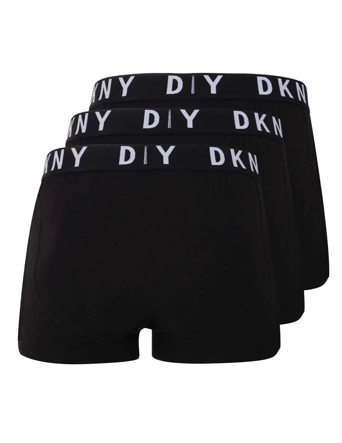 DKNY  PACK 3 BOXERS NEGROS U5 6503 DKY STRETCH COTTON ELASTANE HOMBRE