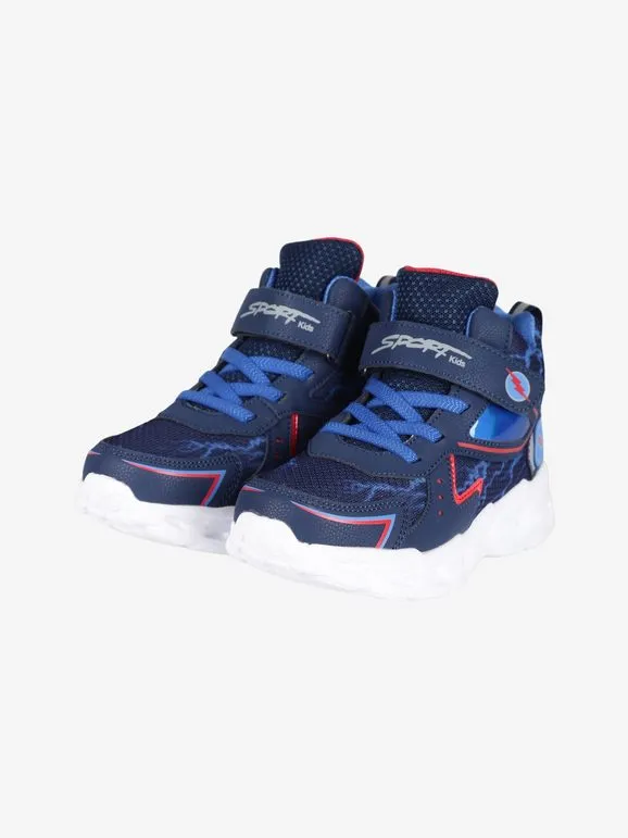 Giardino D'Oro Zapatillas altas para niños con lágrima.