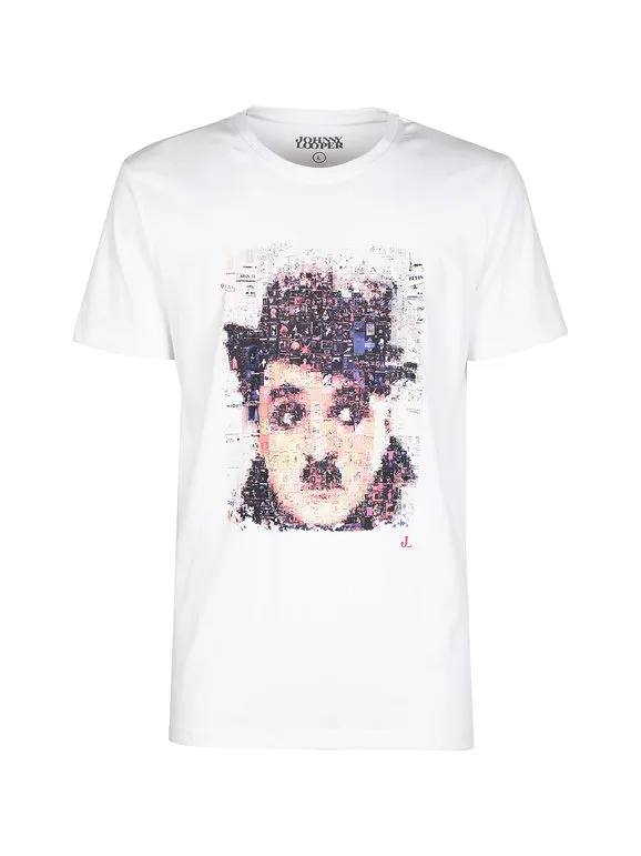 Johnny Looper Camiseta de hombre de manga corta con estampado
