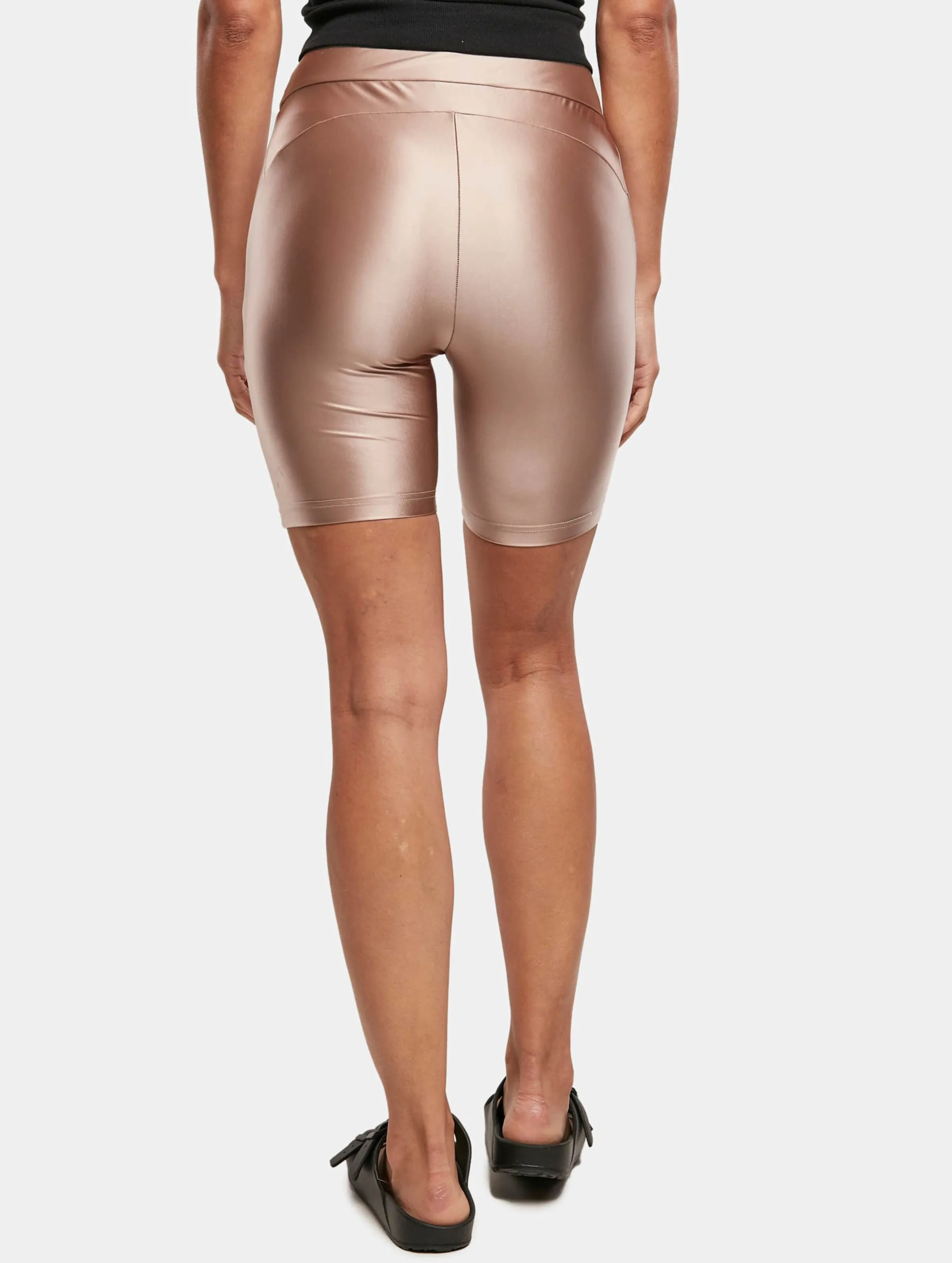 LADIES HIGHWAIST SHINY METALLIC CYCLE 2PACK