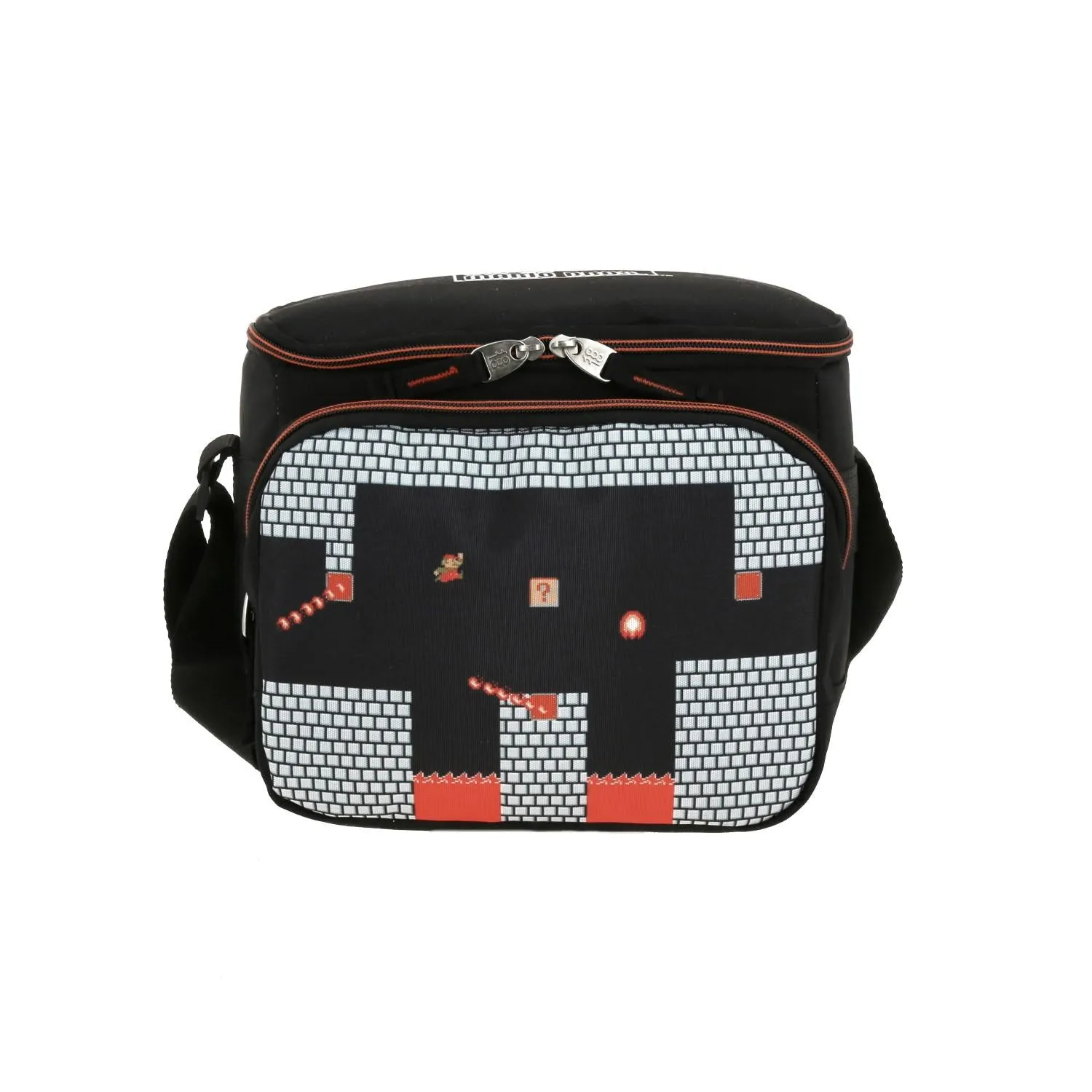 Lonchera Negra Mario Bros Para Nio 1818 Fuego