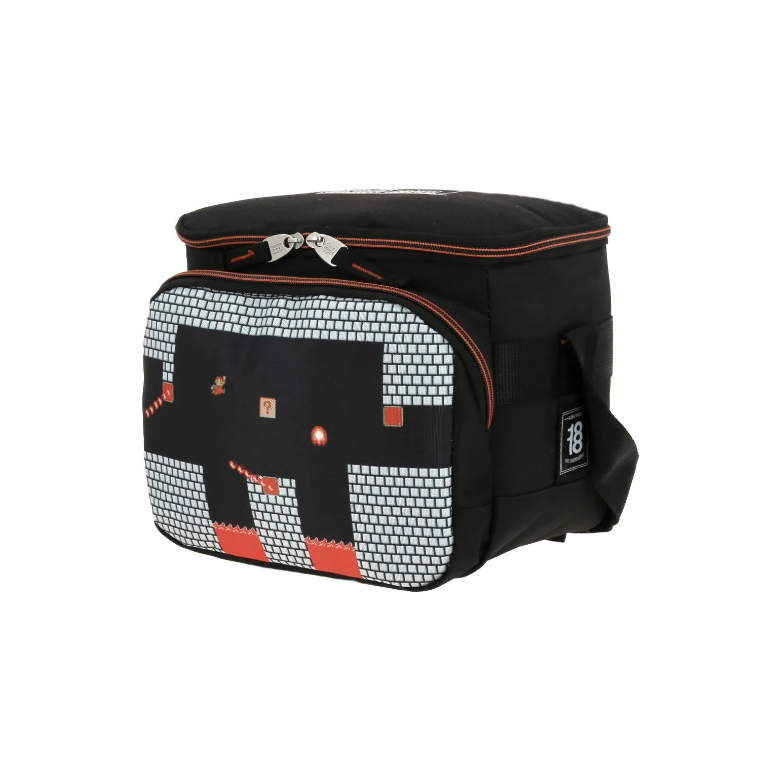 Lonchera Negra Mario Bros Para Nio 1818 Fuego