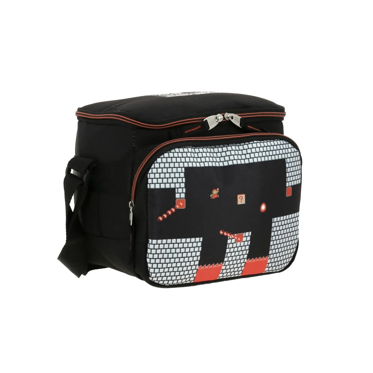 Lonchera Negra Mario Bros Para Nio 1818 Fuego