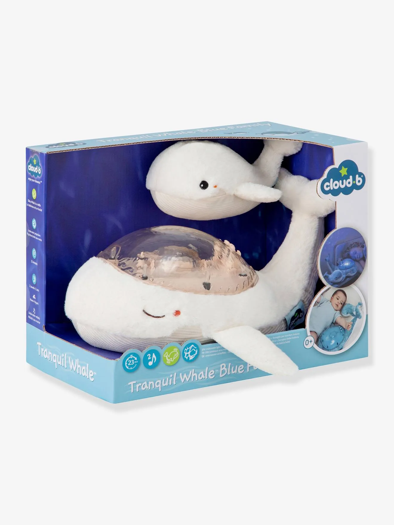 Luz nocturna ballena Tranquil Whale(TM) CLOUD B