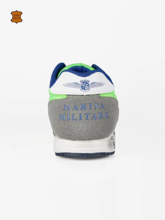 Marina Militare Deportivas de ante con cordones para hombre