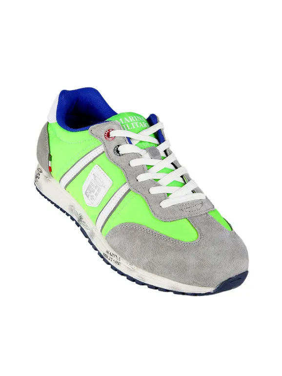 Marina Militare Deportivas de ante con cordones para hombre