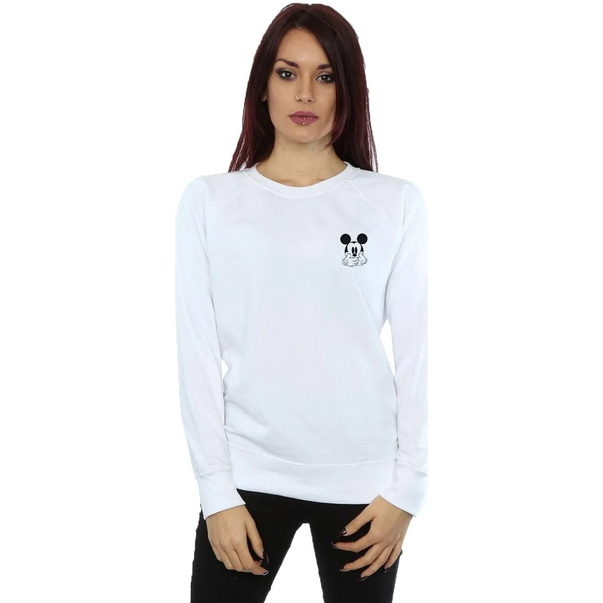 Mickey Mouse Dont Speak Breast Print