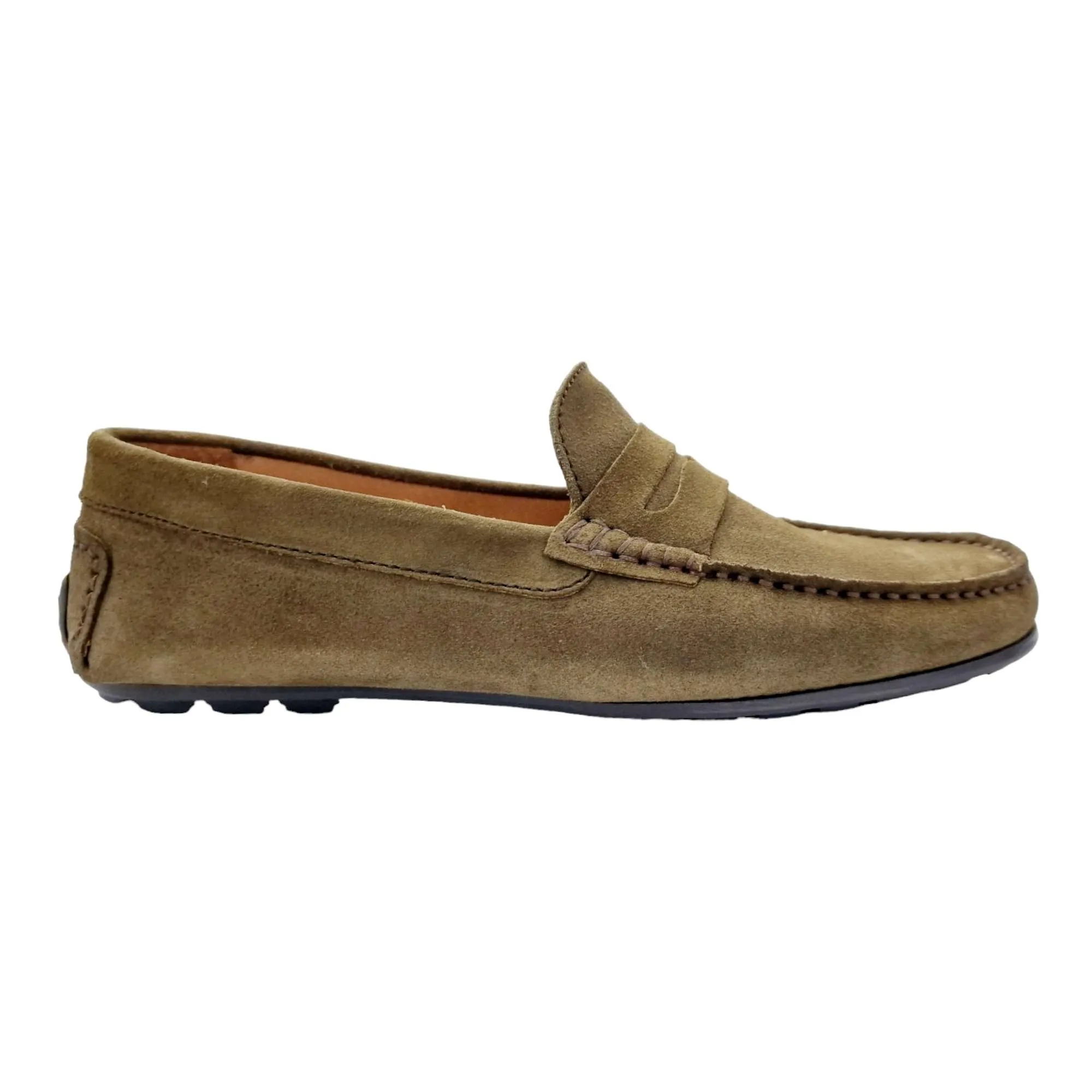 MOCASIN DRIVER HOMBRE ANTIFAZ SERRAJE KAKI KAKI