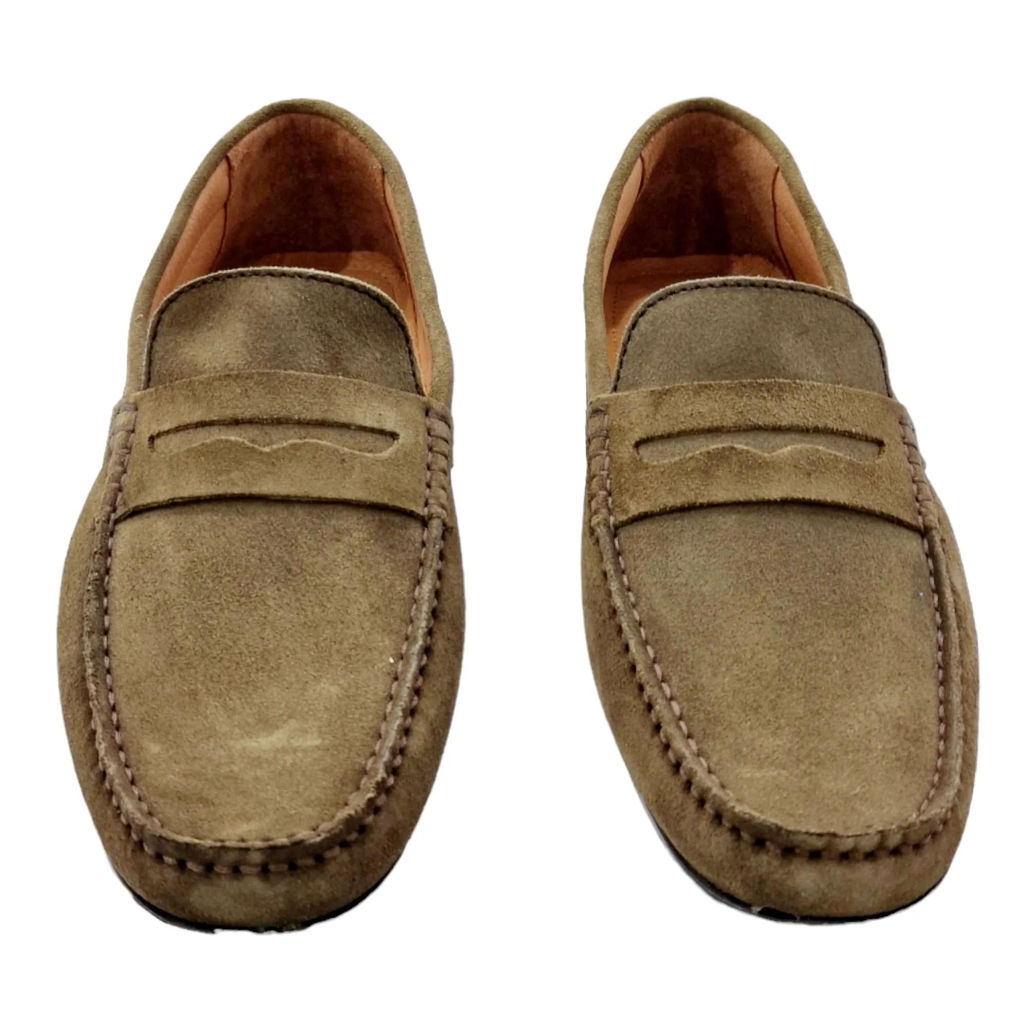 MOCASIN DRIVER HOMBRE ANTIFAZ SERRAJE KAKI KAKI