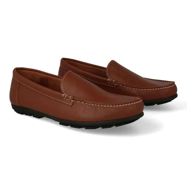 MOCASIN HOMBRE COMODOS MOD. ABRAHAM CUERO