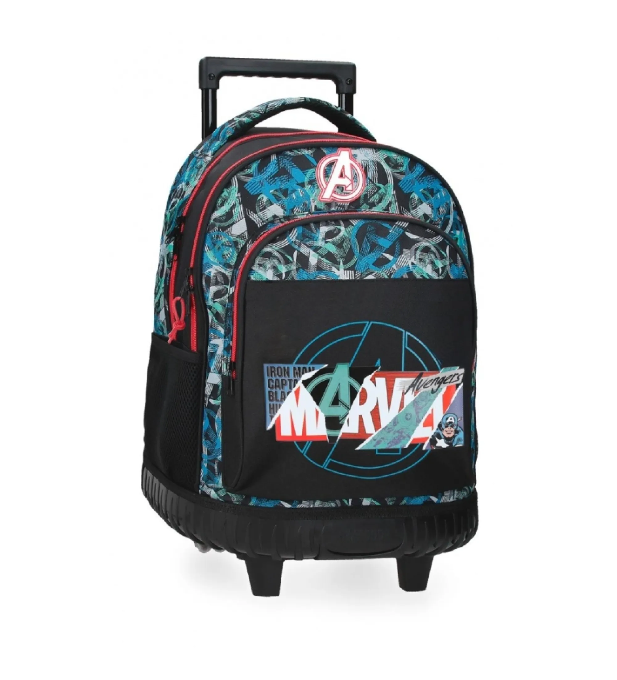 Mochila con ruedas  Marvel Shield negro