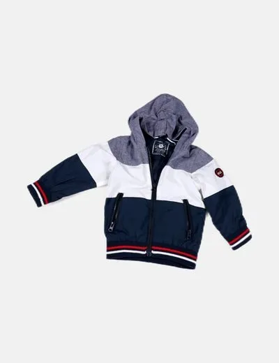 Montreal Cazadora tricolor combinada