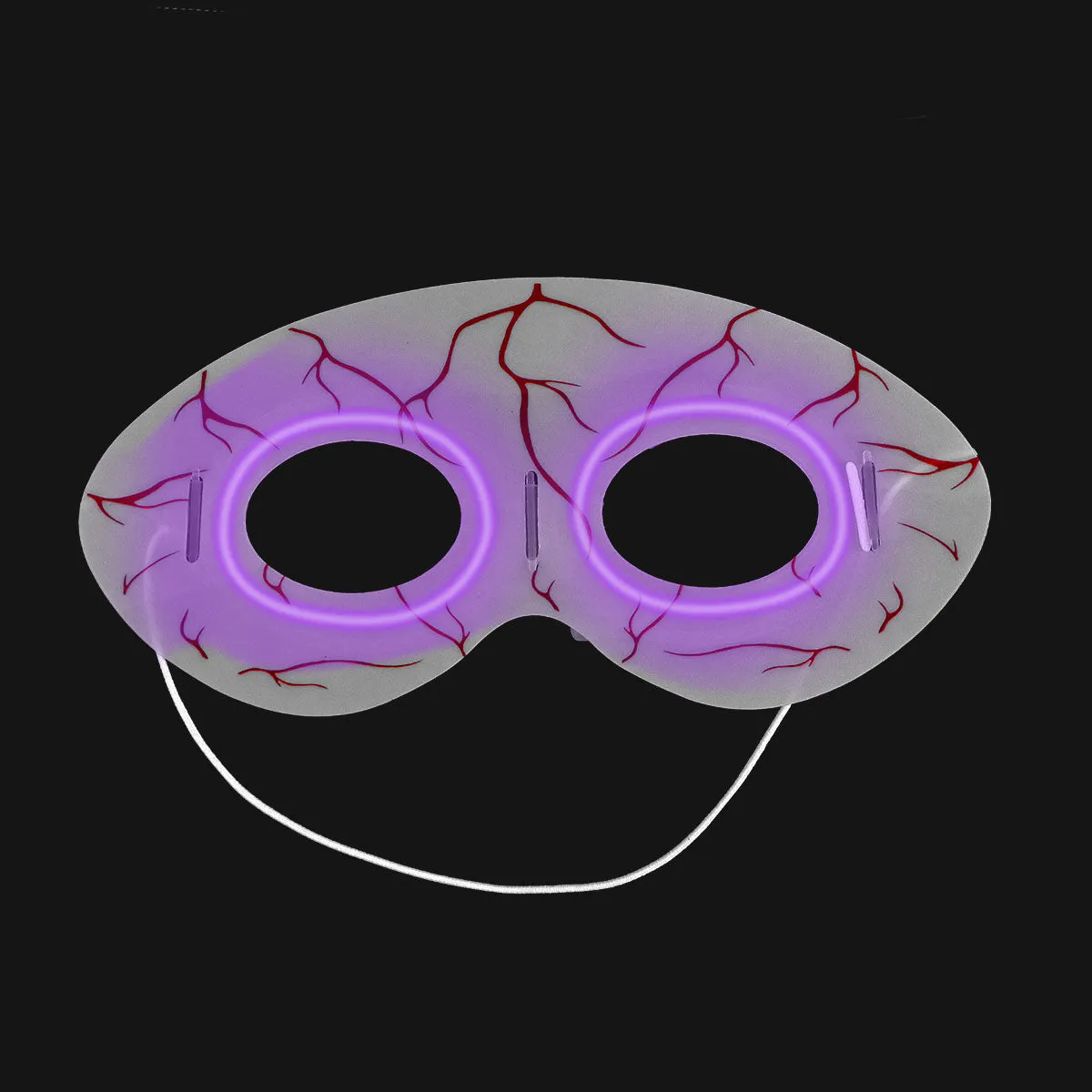 Máscara color Morado Fluorescente para Halloween