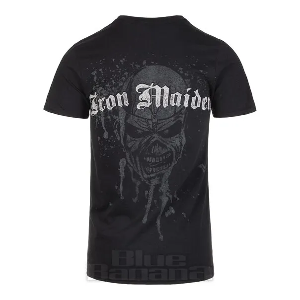 Oficial de Iron Maiden Sketch Trooper Camiseta (Negra)