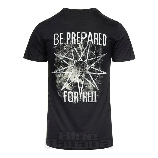 Oficial de Slipknot Skull Group Camiseta (Negra)