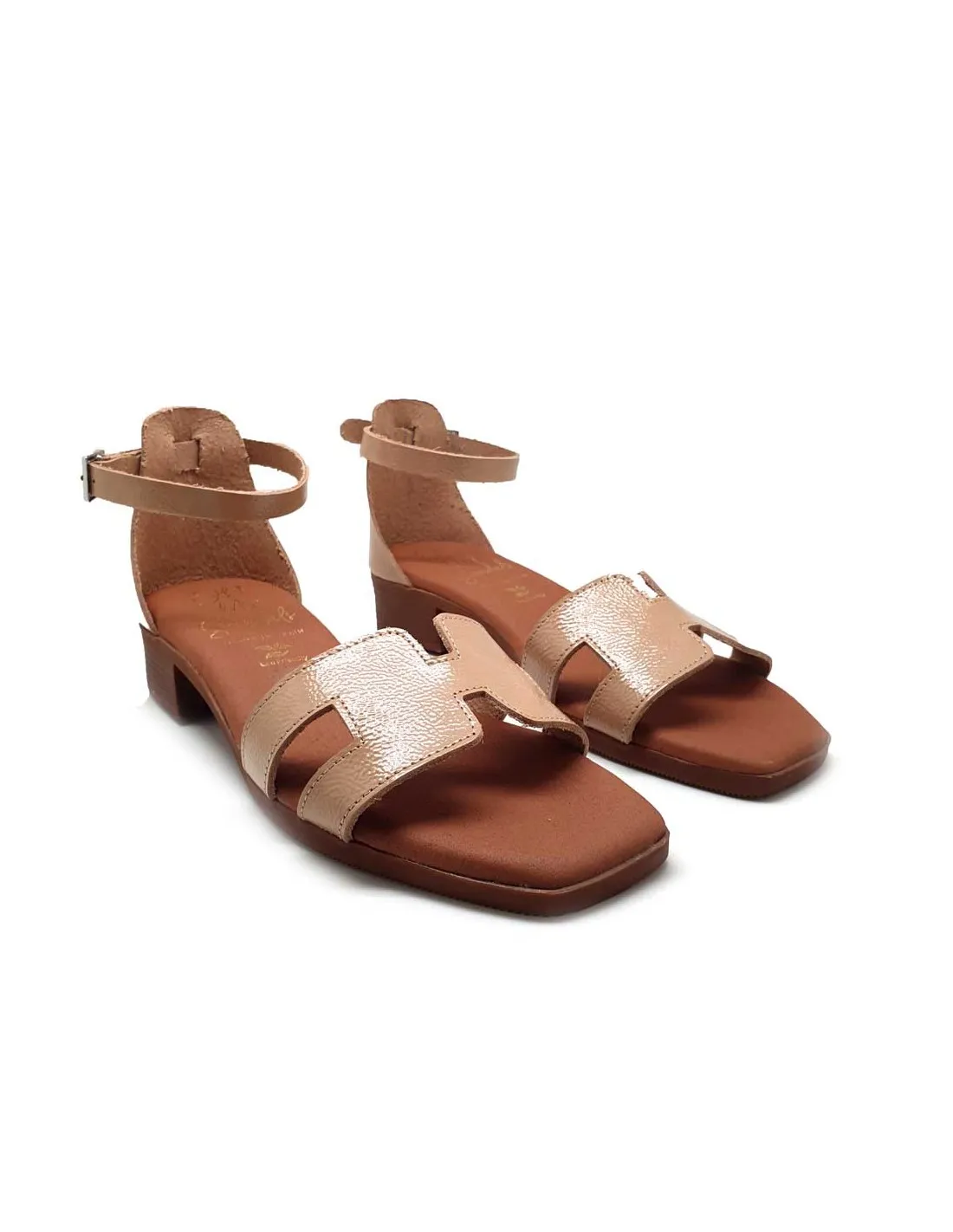 OH! MY SANDALS SANDALIA TALÓN CERRADO CAMEL 5322