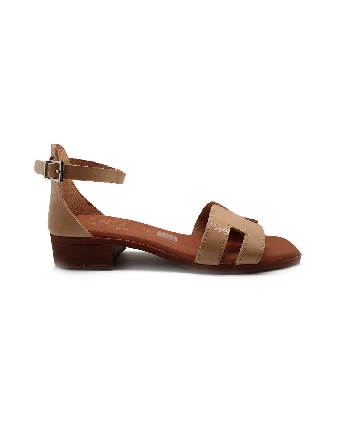 OH! MY SANDALS SANDALIA TALÓN CERRADO CAMEL 5322