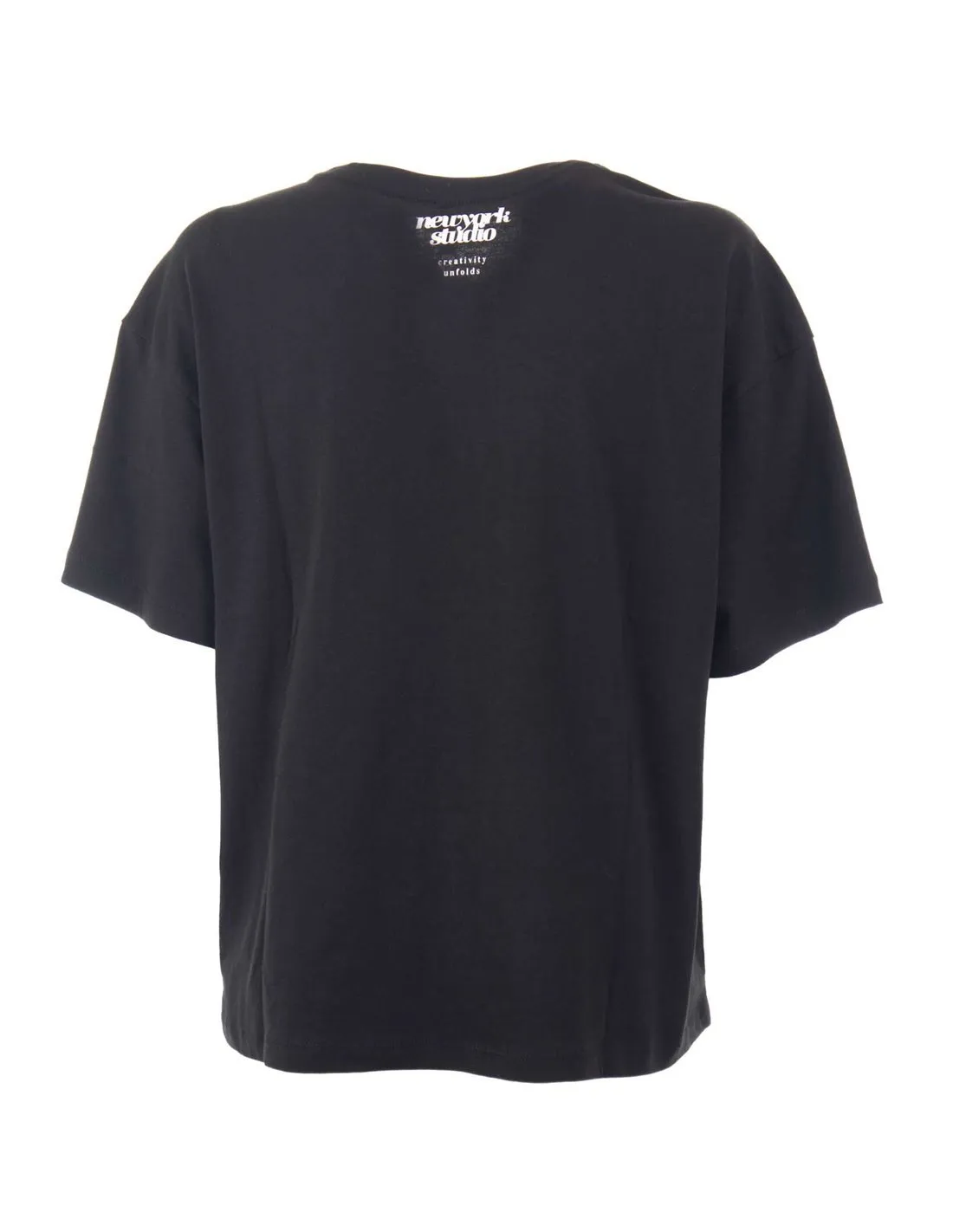 ONLY  CAMISETA NEGRA ONLASTA LIFE 15324377 MUJER