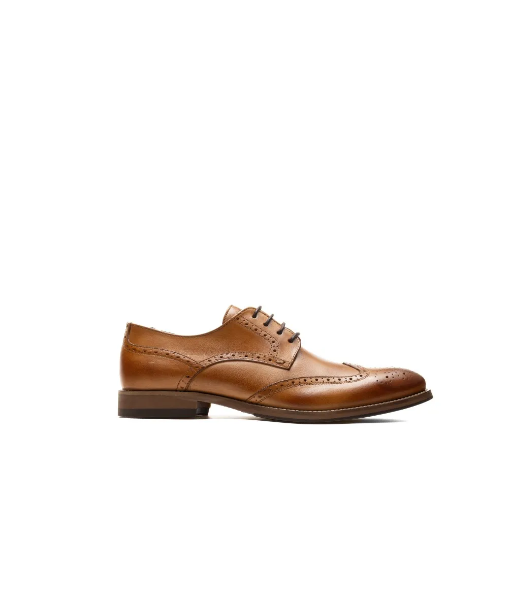 Overstate Zapato Formal Tipo Oxford En Cuero