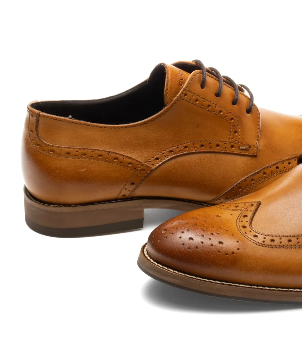 Overstate Zapato Formal Tipo Oxford En Cuero