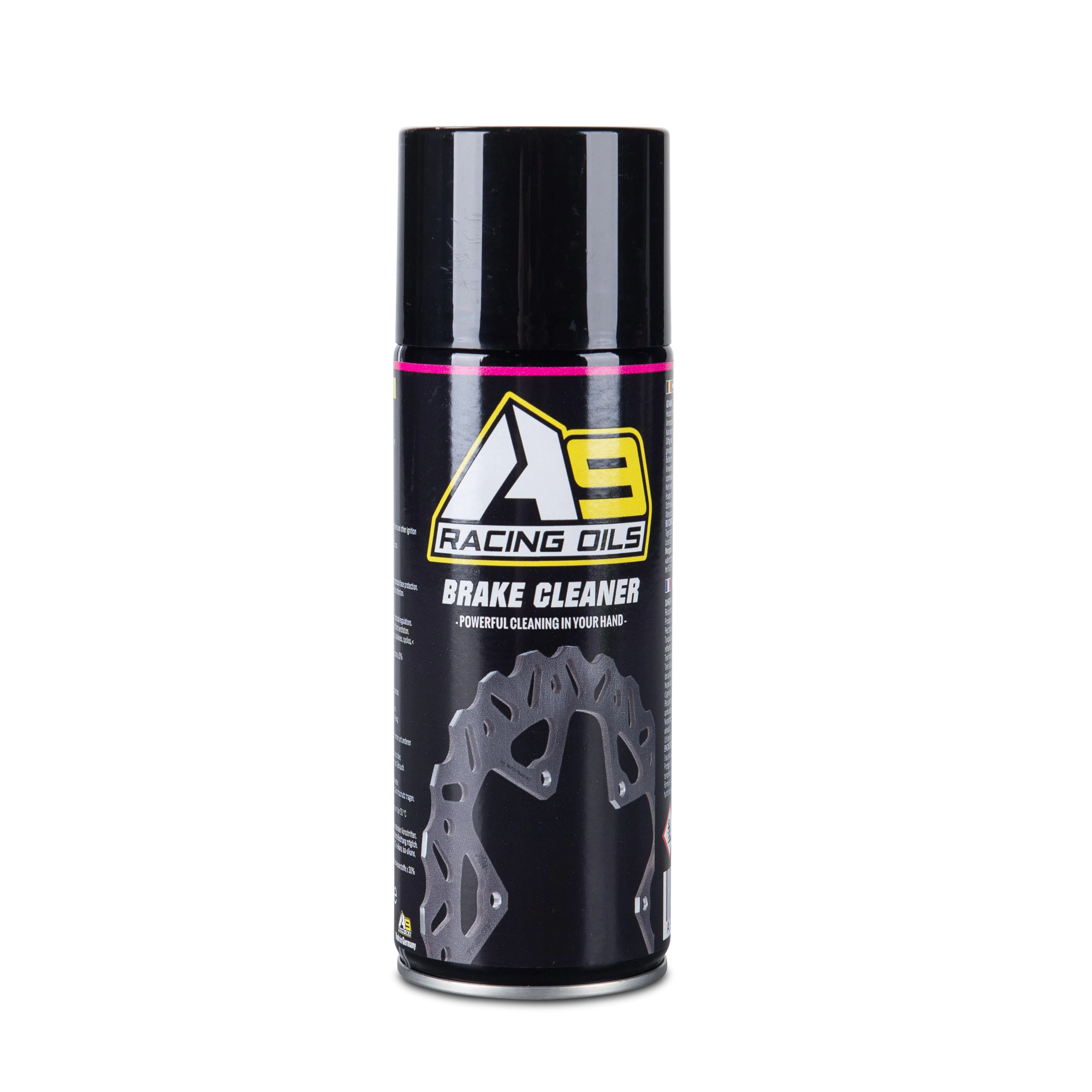 PACK3 ESPRáIS A9 RACING: LIMPIADOR DISCOS DE FRENO + ESPRAY SILICONA + ESPRAY ALLINONE