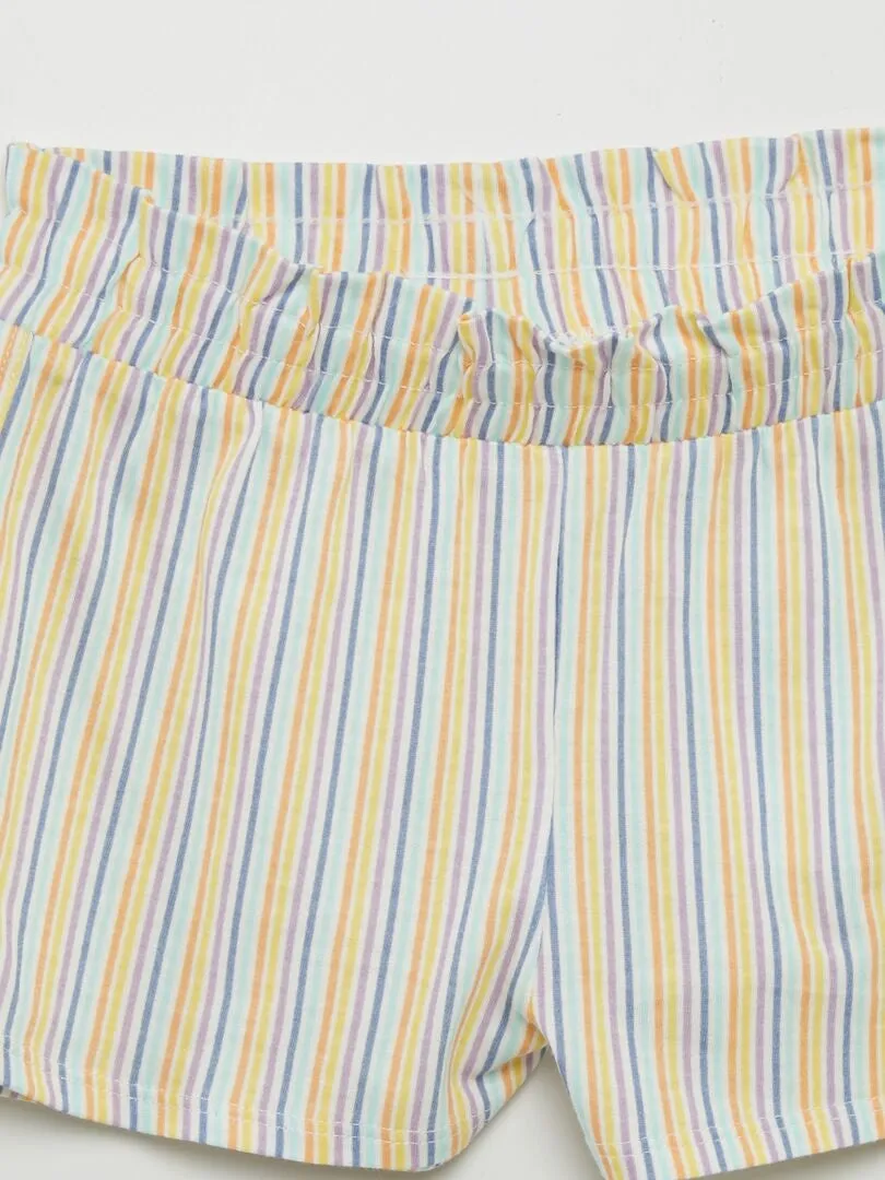 PACK DE 2 SHORTS LIGEROS  2 PIEZAS  AMARILLO