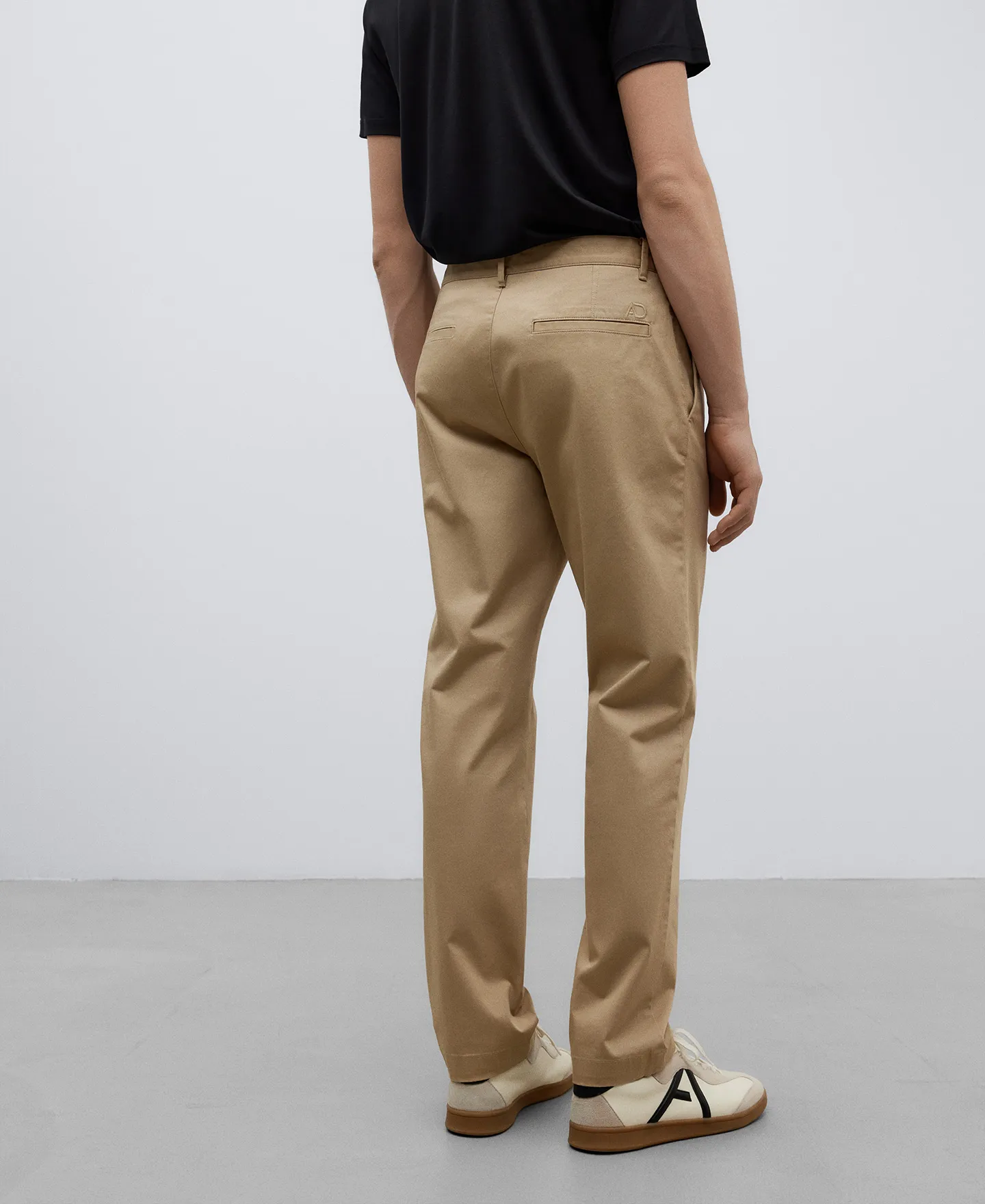 Pantalón chino twill de algodón hombre