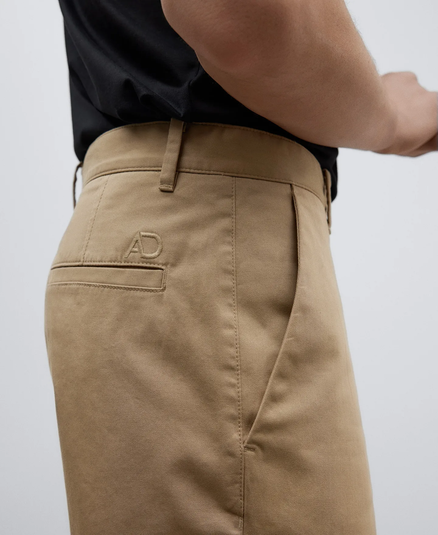 Pantalón chino twill de algodón hombre