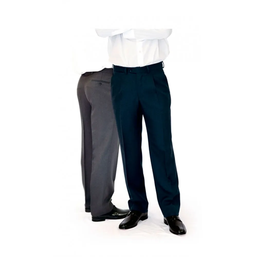 Pantalón caballero con pliegue