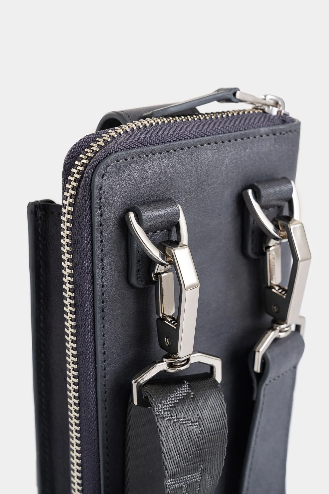 Porta celular Halo 2 de cuero para hombre multifuncional